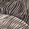 Tesatura tip Jacquard - double face cu design animal print, Alb - Negru