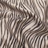 Tesatura tip Jacquard - double face cu design animal print, Alb - Negru