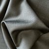 Stofa din lana cu elastan - design uni , Negru