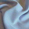 Tesatura triplu voal lână - design uni, Bleu bebe