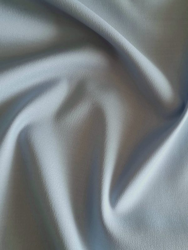 Stofa din lana cu elastan - design uni , Bleu petrol