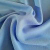 Tesatura triplu voal lana - design uni,  Bleu ciel