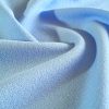 Tesatura triplu voal lana - design uni,  Bleu ciel