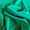 Stofa din lana cu elastan  - design uni, Verde smarald