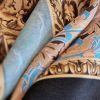 Mătase naturală - Crepe de chine panou