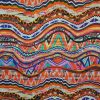 Tesatura din viscoza - design traditional mexican , Multicolor