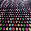 Catifea elastica cu paiete multicolore aplicate, Multicolor