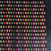 Catifea elastica cu paiete multicolore aplicate, Multicolor