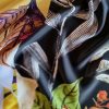 Mătase naturală - crepe de Chine panou