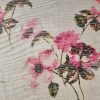 Jacquard cu bordură alba deasă Imprimată