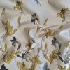 Jacquard floral cu fir de lurex