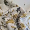 Jacquard floral cu fir de lurex