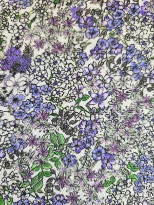 Viscoza imprimată floral 