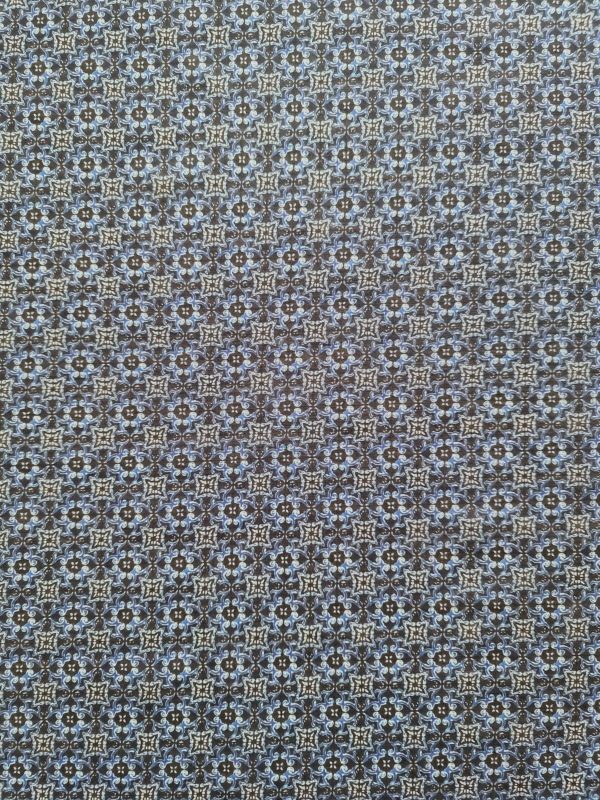 Batist bumbac cu design geometric