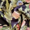 Bumbac elastic imprimat  - design floral