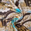 Țesătură crepe de chine din matase naturala - design Versace