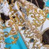 Țesătură crepe de chine din matase naturala - design Versace