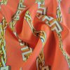 Țesătură din matase naturala-  elastica design Versace