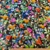 Țesătură twill din matase naturala - design floral