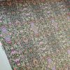 Țesătură twill din matase naturala - design floral