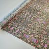Țesătură twill din matase naturala - design floral