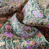 Țesătură twill din matase naturala - design floral