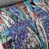 Jerse din viscoza imprimata - design floral