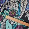 Jerse din viscoza imprimata - design floral
