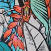 Jerse din viscoza imprimata - design floral