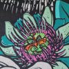 Jerse din viscoza imprimata - design floral
