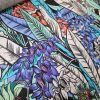 Jerse din viscoza imprimata - design floral