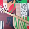 Popline din bumbac - design exotic