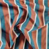 Tesatura din in cu bumbac - design geometric