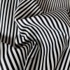 Tesatura imprimata din in cu viscoza - design liniar