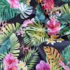Tesatura popline din bumbac - design exotic