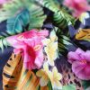 Tesatura popline din bumbac - design exotic