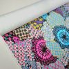 Tesatura jerse din viscoza cu elastan  - design efect broderie