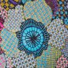 Tesatura jerse din viscoza cu elastan  - design efect broderie