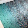 Tesatura din matase naturala cu elastan - design gofrat
