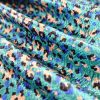 Tesatura din matase naturala cu elastan - design gofrat