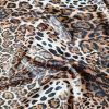 Tesatura crepe de chine din matase naturala  - animal print