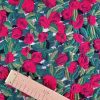 Țesătură din dantela plină - design floral