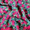 Țesătură din dantela plină - design floral