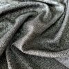Tesatura jerse cu lurex  - negru cu fir metalizat