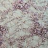 Dantela cu broderie pe tulle roz cu paiete și margele , Roz – Lila