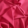 Tesatura crepe elastic - design uni  , Rosu