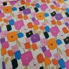 Tesatura crepe de chine din matase naturala – imprimeu  floral