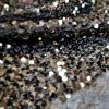 Tesatura brodata cu paiete pe suport de catifea, Negru - imagine 3