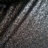 Tesatura cu micropaiete dese brodate pe tulle elastic , Negru - imagine 5