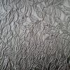 Tesatura  jacquard - design floral reliefat , Negru - imagine 8